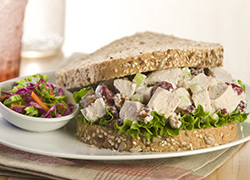 Chicken Salad with Dried Cranberries and Walnuts