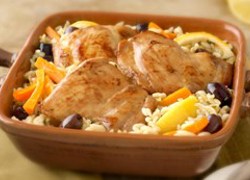 One-Pan Lemon Chicken and Orzo