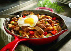 Turkey Sausage Cowboy Hash